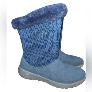 Skechers On the Go Joy Snow Bunny Winter Boots Womens 8.5